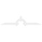 Ekena Millwork Ericson Architectural Grade PVC Gable Bracket, 84"W x 17 1/2"H x 2"D x 4"F, 5/12 Pitch GBP084X18X0204ERI00 - alternate 4